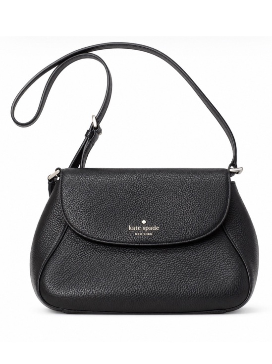 kate spade Handbags - Kate Spade New York Monica Flap Crossbody Black Pebbled Leather Crossbody Bag.